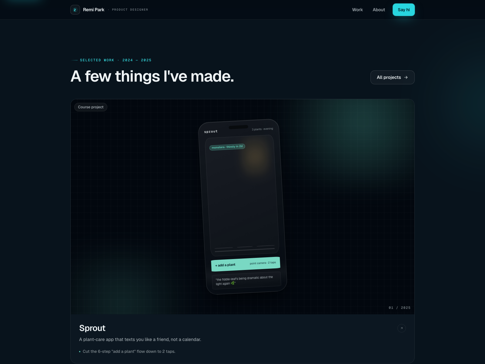 Example of Portfolio Website Design & Development