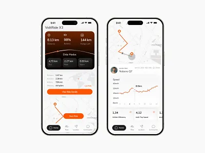 EV Scooters App Concept app mobile app ui