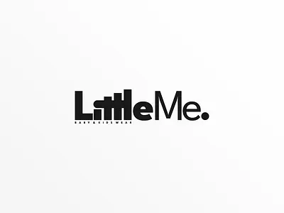 LittleMe Logo Design app icon branding flat icon logo monogram simple logo