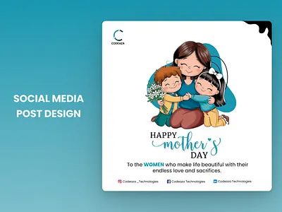 Post Design-Mothers Day design graphic design mothers day post social media social media post