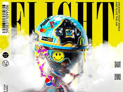 Flight 3d blender design flyer graphic design magazine magazine design poster poster design