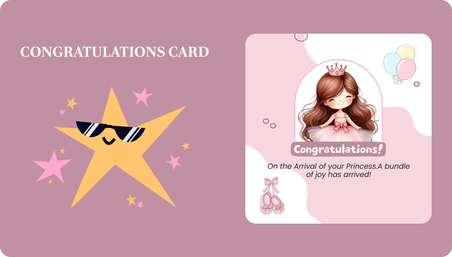 Baby Born Cogratulations Card card congratulations card graphic design greeting card new card