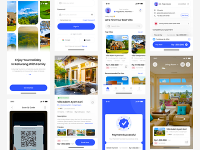 VillaKu - Mobile App bookingapp hotel mobileapp mobileappdesgin travel uidesign uiux uiuxdesign villa villaapp