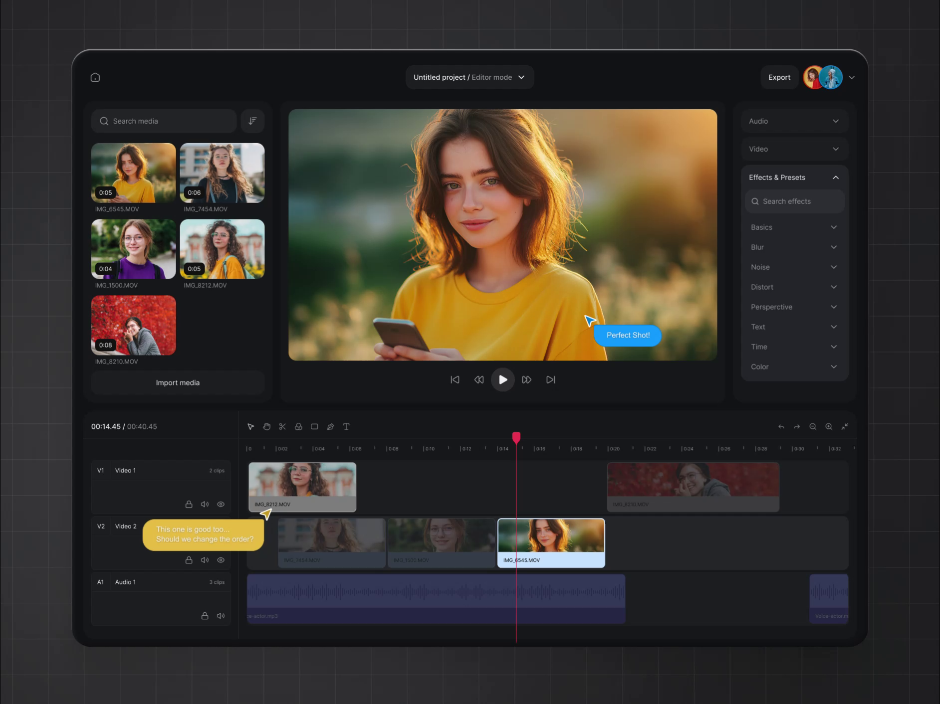 Example of Web App Design
