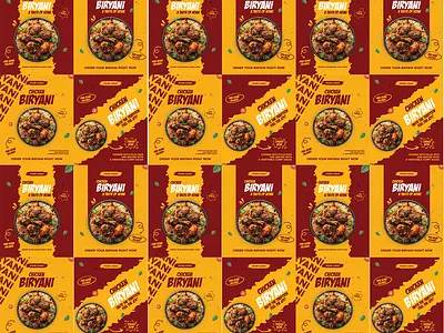 Biriyani Instagram Ads Designs adsdesign banner biriyani brandidentity branding food food banner food design food marketing food promotion foodads graphic design graphicdesign instagram instagram ads restaurant restaurant ads restaurant branding social media design socialmedia