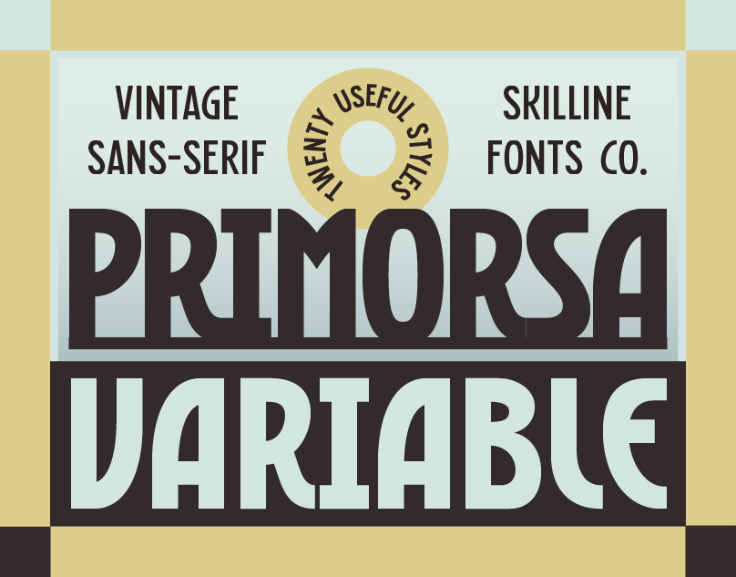 Example of SFC Primorsa - Vintage Sans Serif Variable
