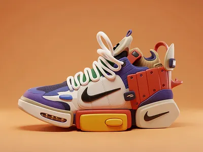 Nike-Basketball shoe design air max athletic branding clean clean smooth design dunk fashion flat design gradient illustration line art minimal modern nike shoe illustration smooth sneaker sportswear vector
