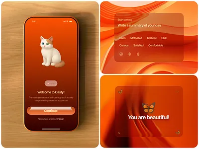 Caspy App Case Study breathing exercises daily mood tracking emotional check ins gratitude health app gratitude practices gratitude prompts journal app meditation app mental health app ai mental health app ai assistant mood tracking app stress management wellness app