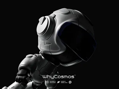 Brand Mascot-WhyCosmos 2d art 3d 3d character blender bold colors brand mascot branding c4d cartoon character design cute flat art funny illustration ip design kawaii mascot design minimal vector art whimsical