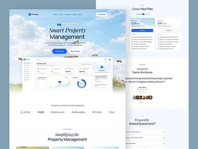 SaaS Landing Page Design ai landing page ai saas clean design dashboard homepage saas saas design saas landing page saas ui saas website template design website design