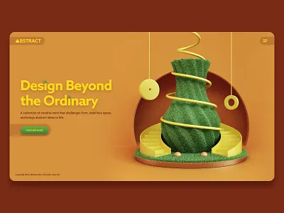 Website visual 3d 3d design branding design graphic design illustration ui ux web design webshocker website