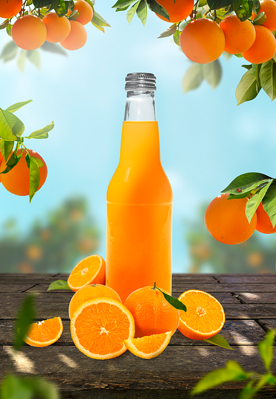 Advertising picture for orange juice ads adversting banner brandidentity branding creativity design designer graphic design illustration manipulation marketing photo manipulation poster social media post vector