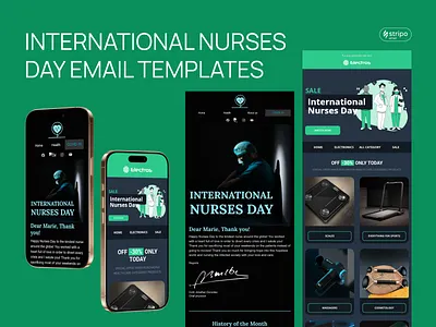 International Nurses Day Email Design design email email builder email campaign email design email marketing email newsletter email templates html email newsletter stripo email ux design web design