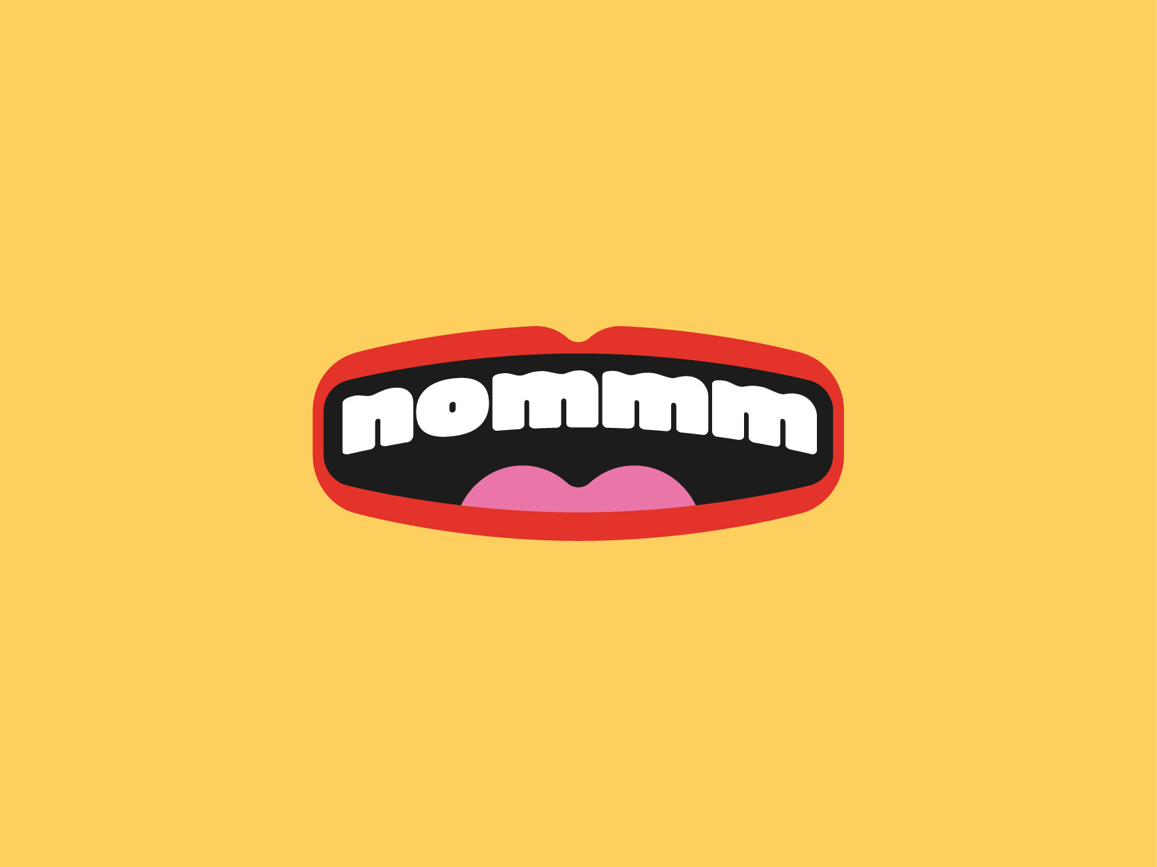 NOMMM — Snack Brand Logo Concept