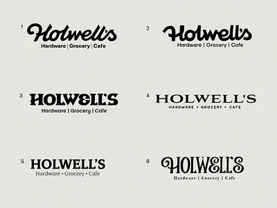 Holwell's : cafe logotype art authentic cafe calligraphy coffee custom flow handmade lettering logo nostalgic original retro roasters script soul standout type vintage