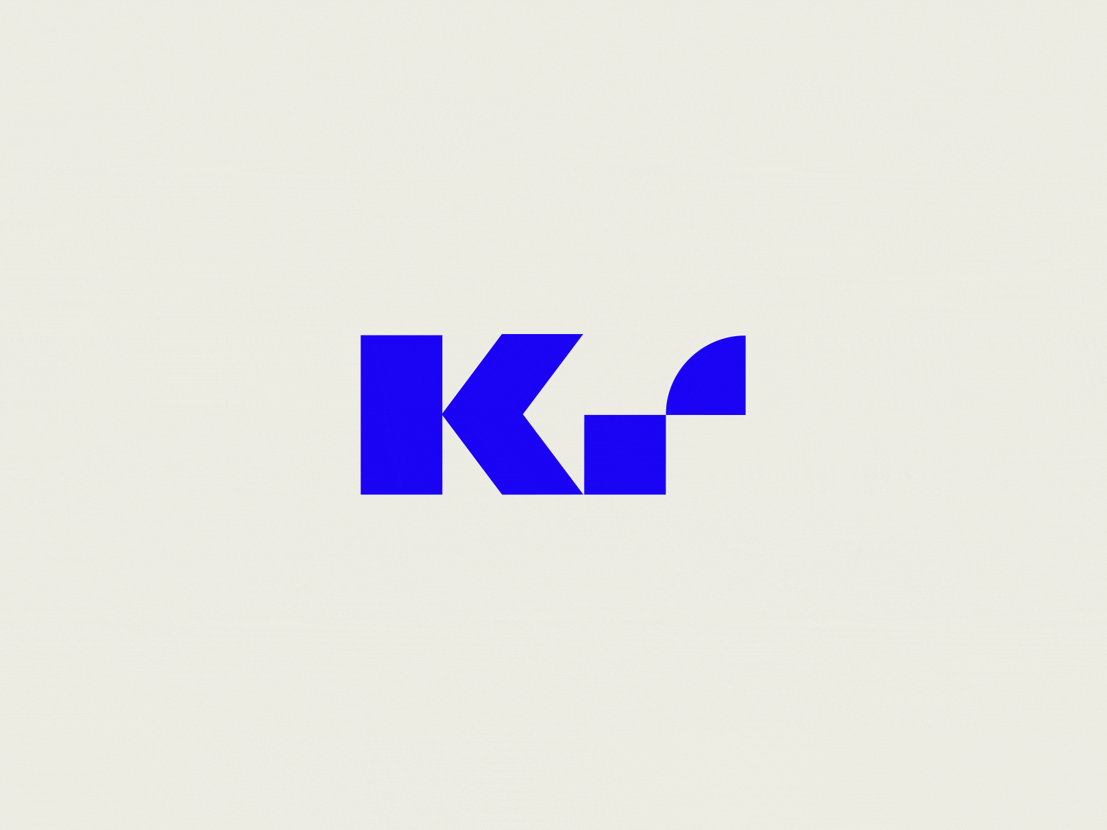 KrEurope Logo Animation after effects animation branding graphic design k logo logo loop minimal monogram motion design motion graphics