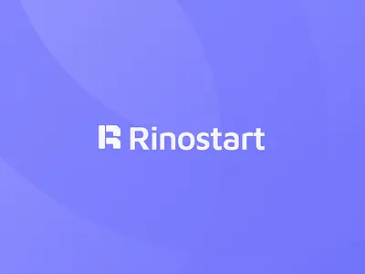 Rinostart logotype brand branding design graphic design icon illustration logo typography vector
