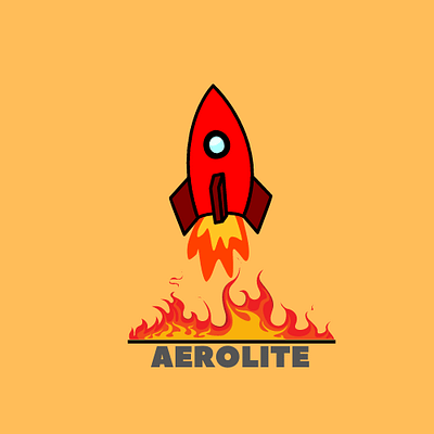 Rocketship Logo #dailylogochallenge daily logo challenge graphic design logo rocketship logo