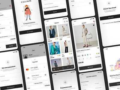 E-commerce Pages app e commerce mobile ui ui ux interface ux