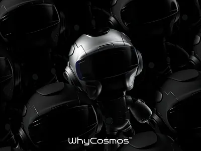 Brand Mascot-WhyCosmos 3d 3d character branding cartoon character design colorful cute design expressive flat art illustration ip design mascot design playful soft render toon 3d vector art