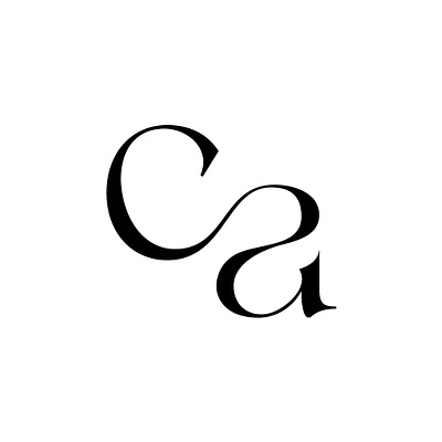 Initial ca luxury logo brand identity company design downloadable logo logo design logotype luxury minimalist modern template