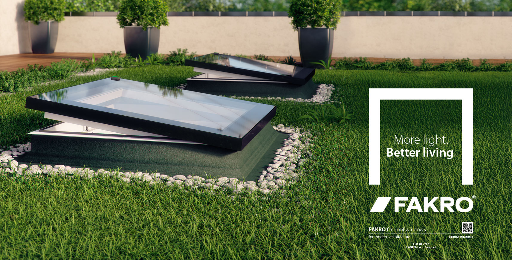 FAKRO tilted and flat roof widows flyer design graphic design print design