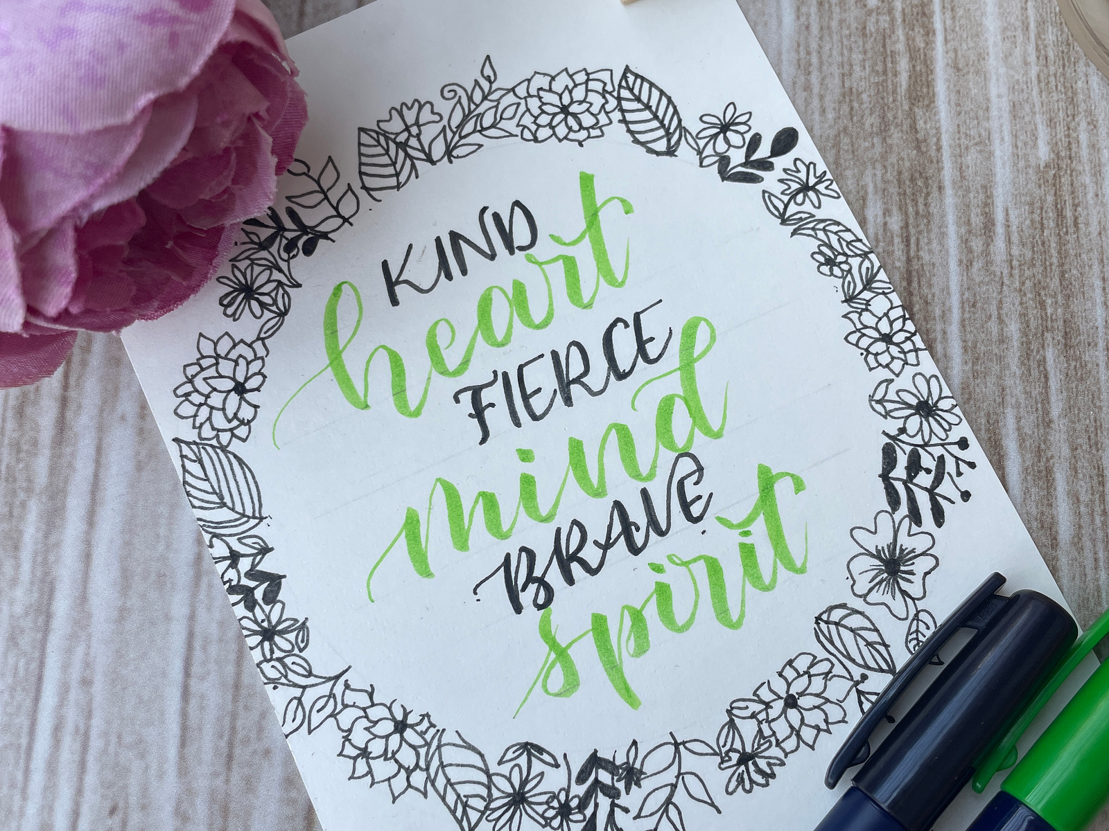 Brush Pen Calligraphy By Krittika Raheja On Dribbble