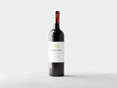 Wine Label redesign art branding design drawing hand drawn illustration label logo redesign sketch vector