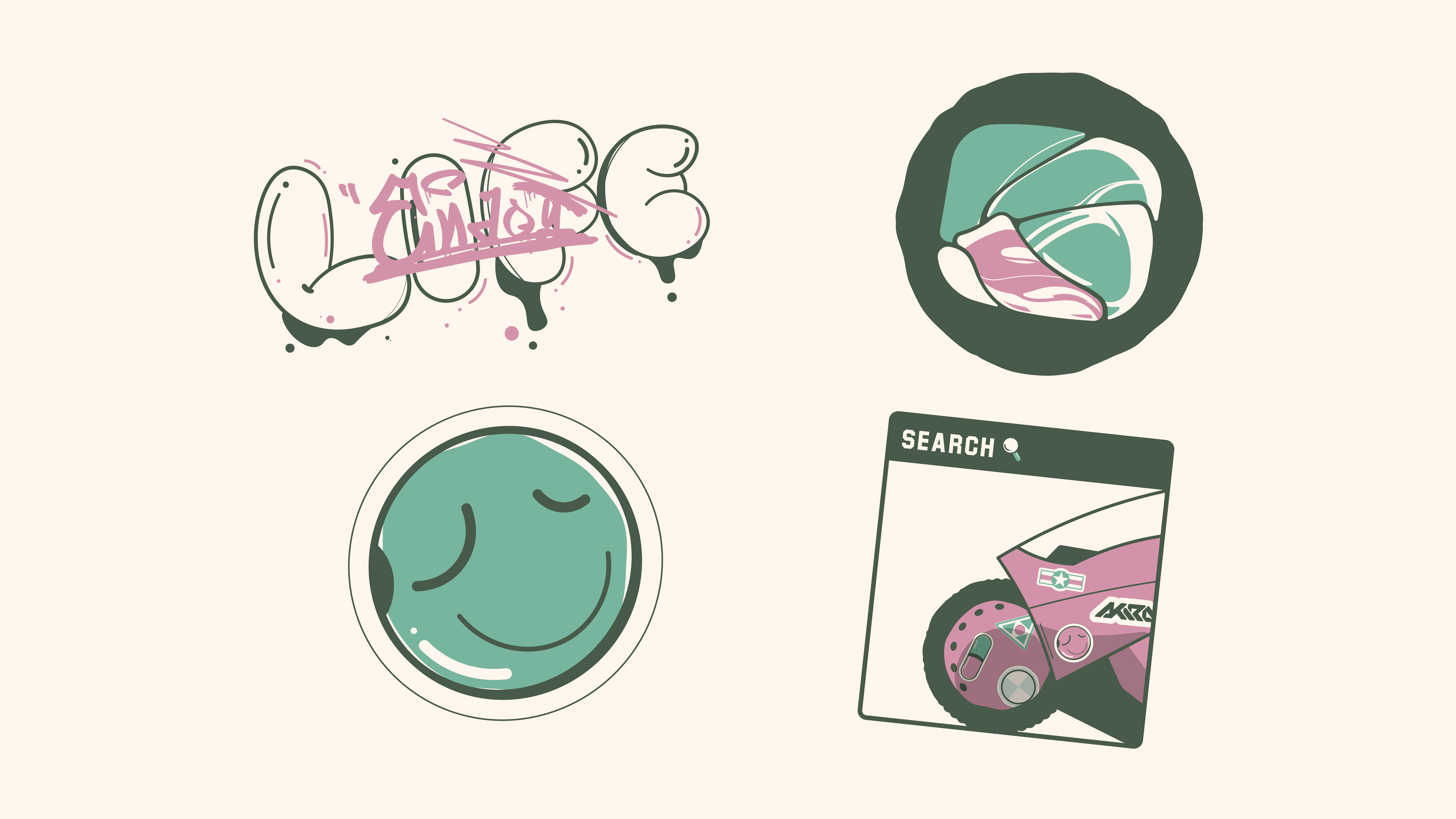 Japanese Yokai Tapas icons
