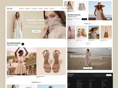 Fashion E-Commerce Website cart clothing e commerce ecommerce website fashion fashion brand landing page marketplace online shopping product cart shop shopify shopping shopping app ui ux website