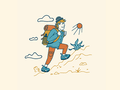 Illustration | No Trek, no glory ☀️