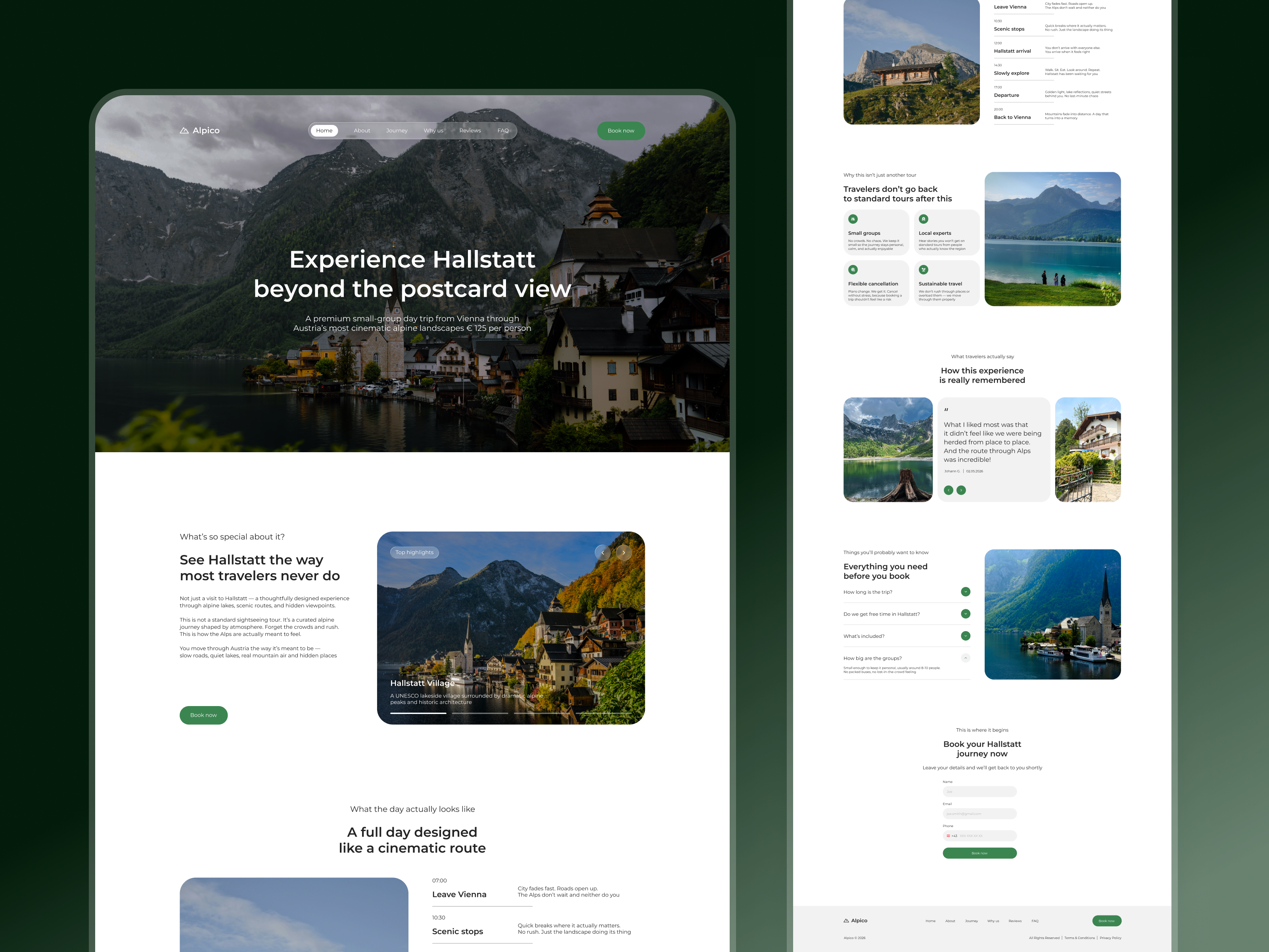 Alpico — Travel Tour Landing Page