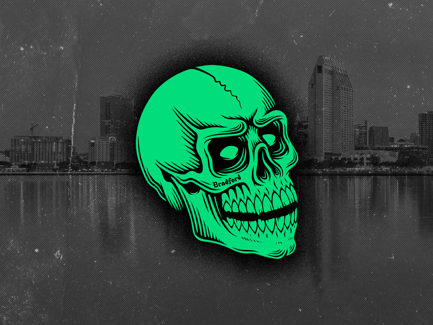 SD Skull | Glow-in-the-dark Stickers