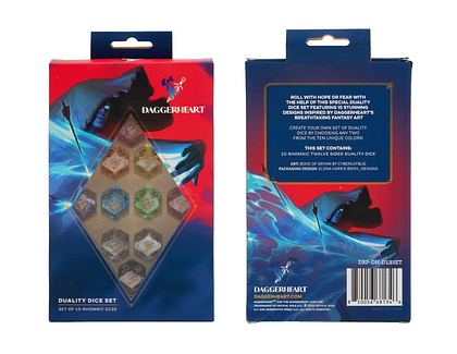 DAGGERHEART DUALITY DICE SET PACKAGING