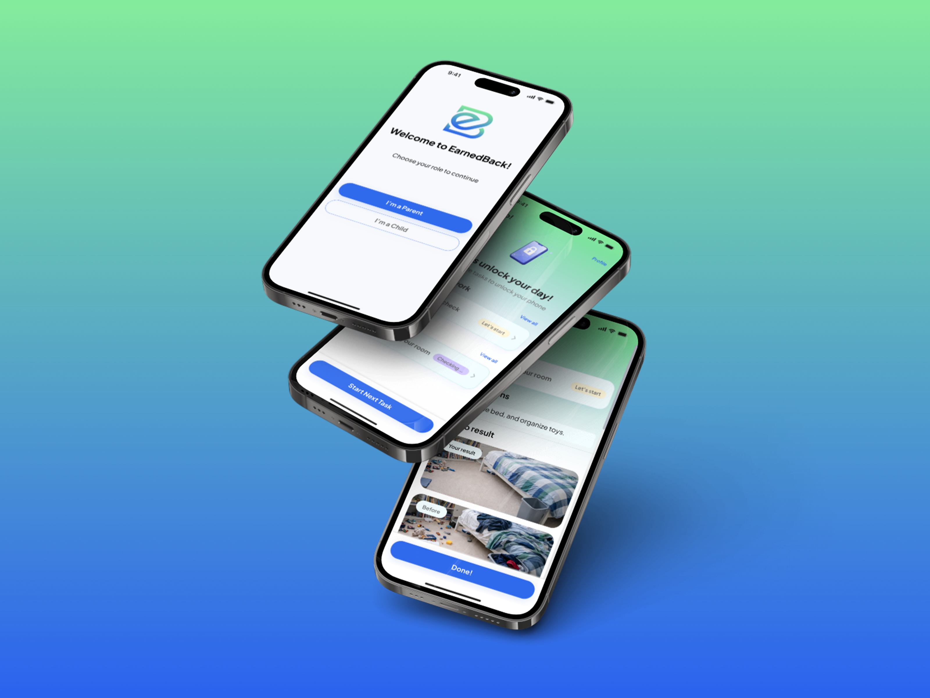 Parenting Task Manager & Child Productivity Platform UI UX