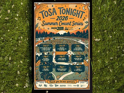 Tosa Tonight Poster design festival illustration poster