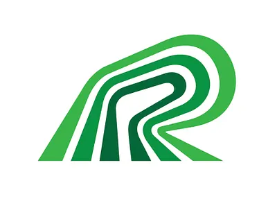 Roam in colour branding logo monogram symbol