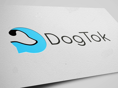 DogTok Logo branding design graphic design illustration logo typography vector
