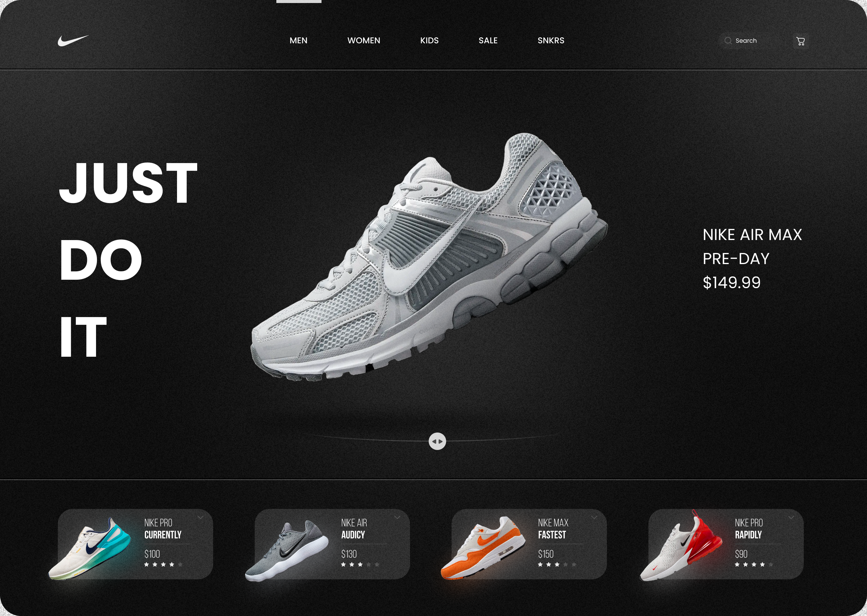 Nike Air Max | Orange/Black boots branding design designing fit glassmorphism grain graphic design illustrator landing page motion graphics nike nike air max orange orange theme shoes swash ui uiux ux