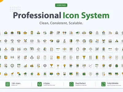 Enterprise Workflow Icon System for SaaS Platforms analytics automation crm dashboard dashboard icons document enterprise enterprise ui icon pack icons interface outline platform saas saas icons system ui vector workflow workflow icons