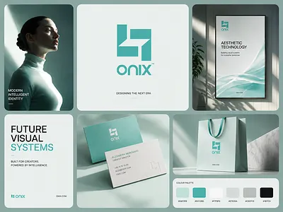 ONIX — Modern Tech Brand Identity Design brand brand guidelines brand identity brand sign branding graphic design identity logo logo design logotype marketing onix onix branding visual identity