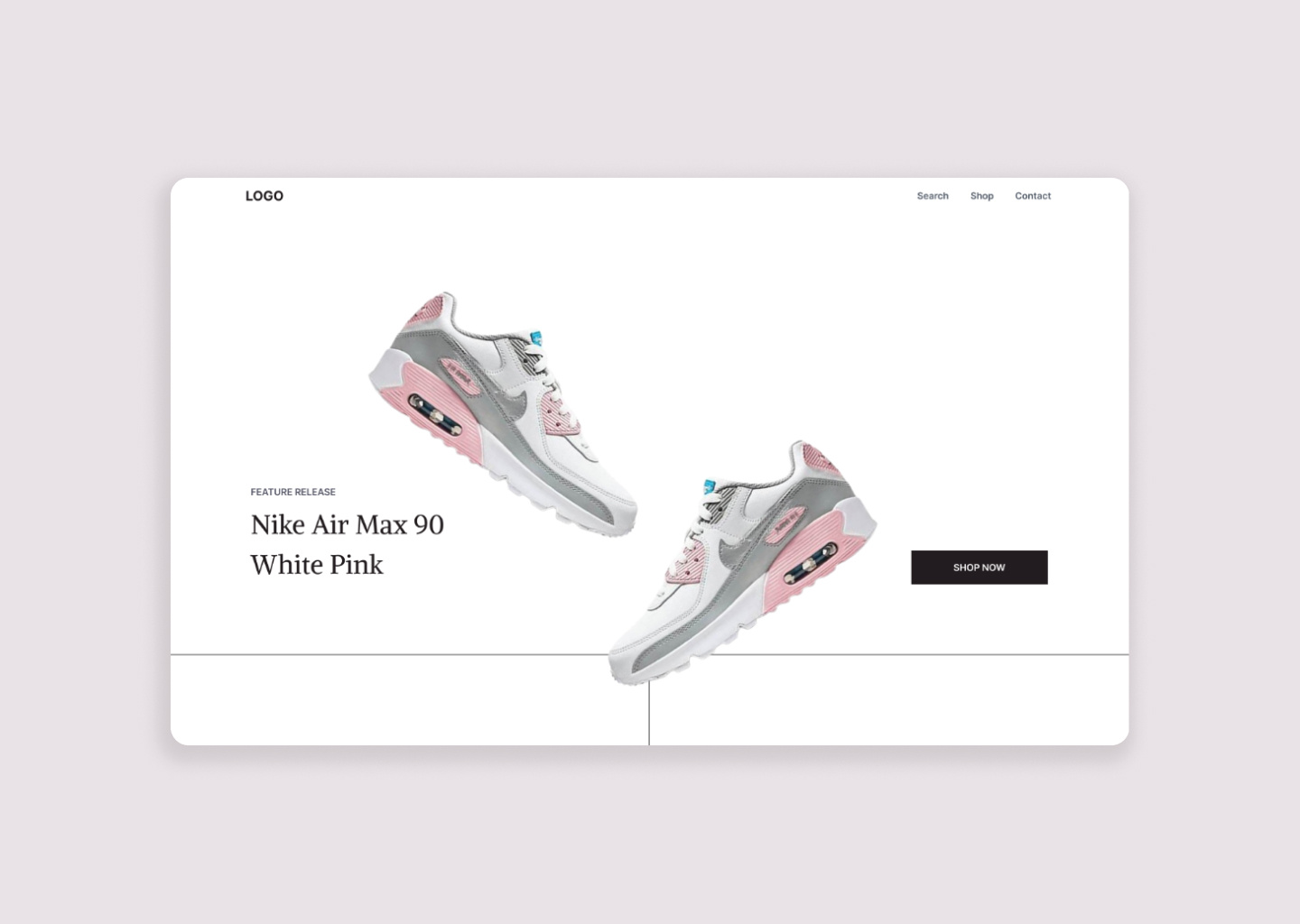 E-commercial landing page - Shoes brand by Đinh Phương Thảo on Dribbble