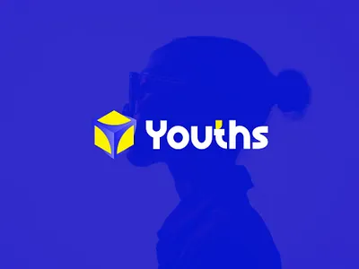 Youths 3D Tech Cube Logo 3d logo brand identity branding creative logo cube logo digital brand elegant design esports logo futuristic logo gaming logo graphic design logo minimal tech logo minimalist logo modern logo saas logo software logo startup branding tech logo youths logo