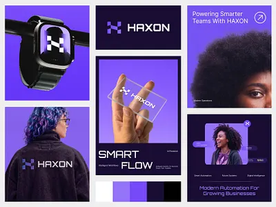Haxon - Brand Identity abstract logo ai logo app logo brand identity creative logo digital logo dribbble logo futuristic logo geometric logo haxon letter logo logo design logo inspiration minimal logo modern logo premium logo software logo startup logo tech logo unused logo