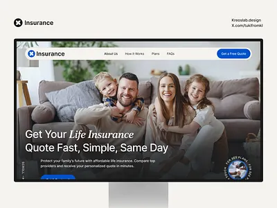 Insurance Quote Platform UI Design agent portal auto insurance business automation fintech ui insurance insurance website landing page product saas saas website startup website ui design web
