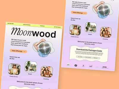 BuiLD1.0-Day3 MoonWood Website Design branding illustration ui ux