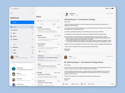 BuiLD1.0-Day4 Mailbox Dashboard Inspiration branding design ui