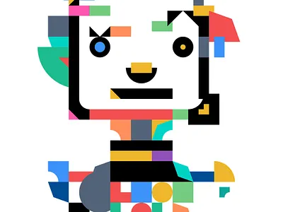 Modular Character character coding graphic design illustration modular processing