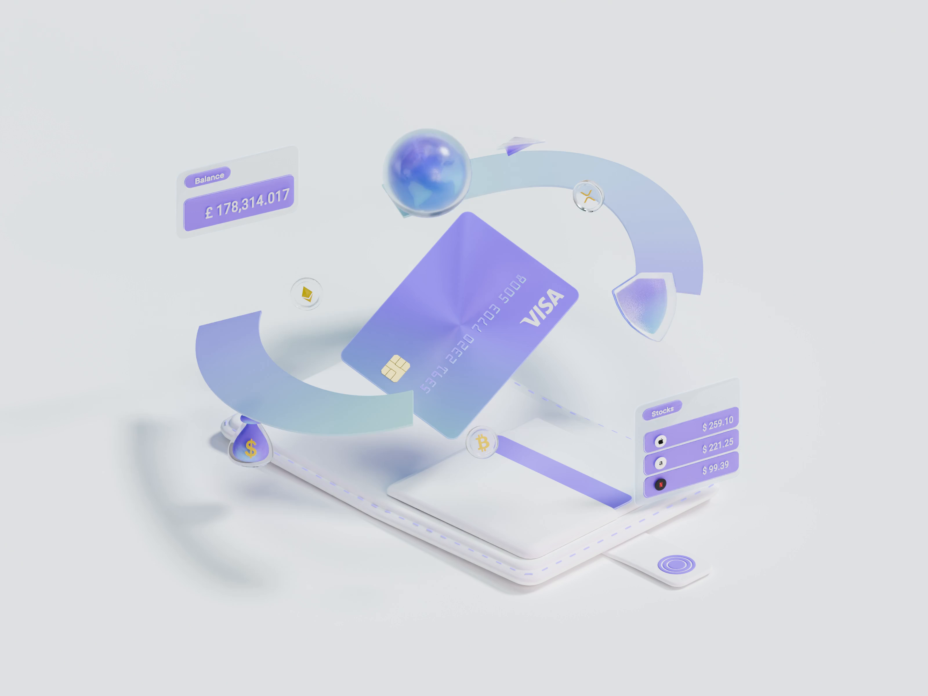 Example of Vextra  – Digital Financial OS Animation