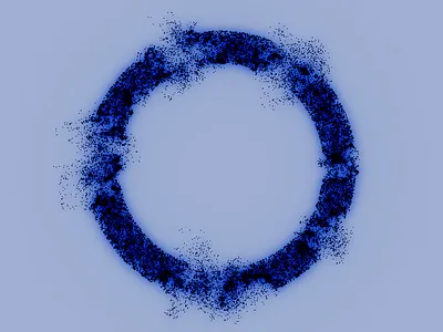 Particle Ring Loop Animation — From Negi Design 3d design 3d illusration after effects blender blockchain branding crypto digital graphic design logo loop animation minimal motion graphics ui ux vector web3